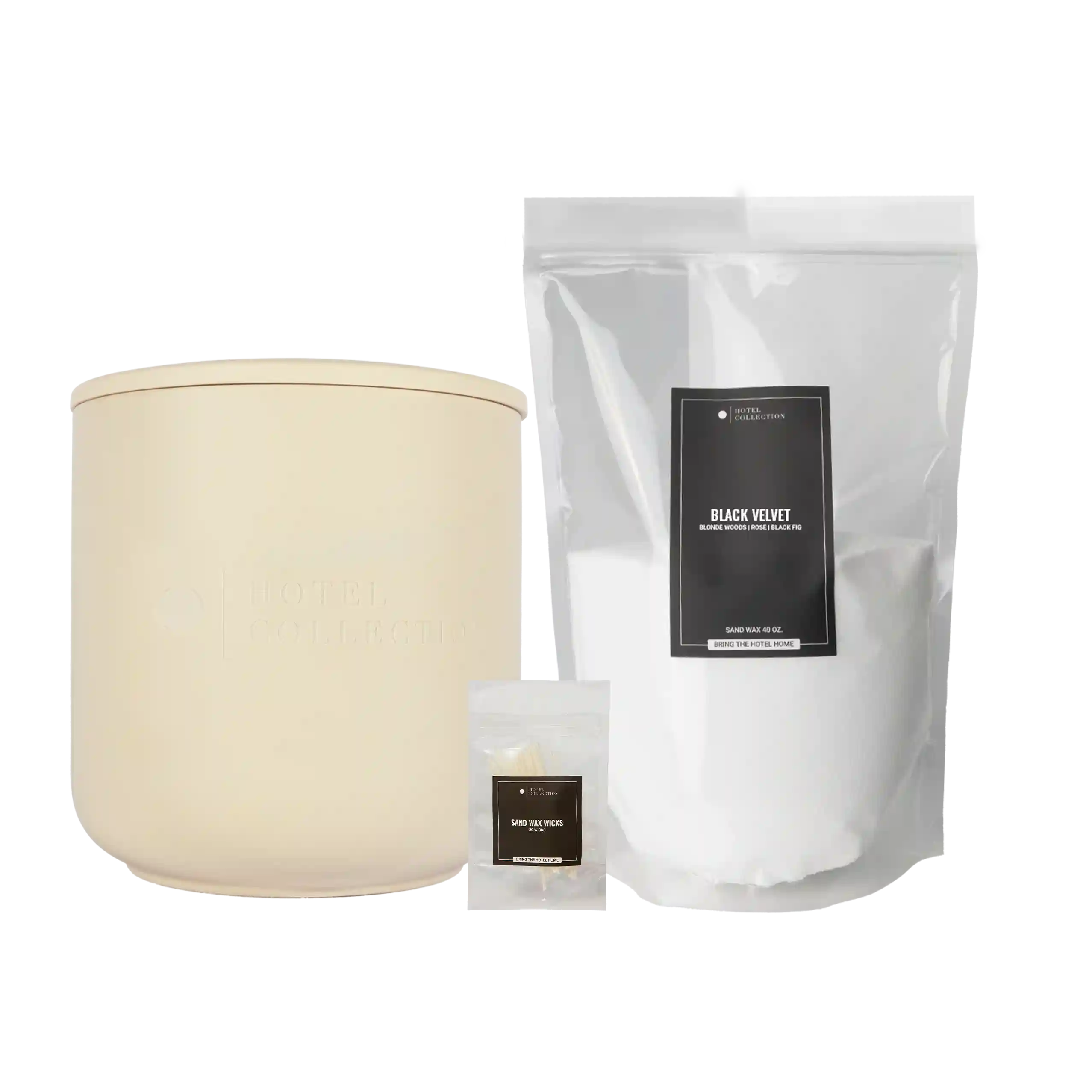 Grande Ceramic Sand Wax Set